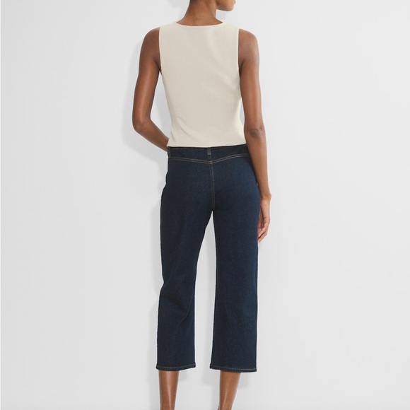 Aritzia Wilfred Attire Japanese crepe slim-fit suit Vest - Size 4 - NWT - Picture 2 of 6